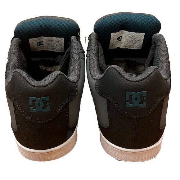 NEW DC Shoes NET Chunky Skater Shoes Size 10.5 Men’s Gray Lace Up - Picture 8 of 9